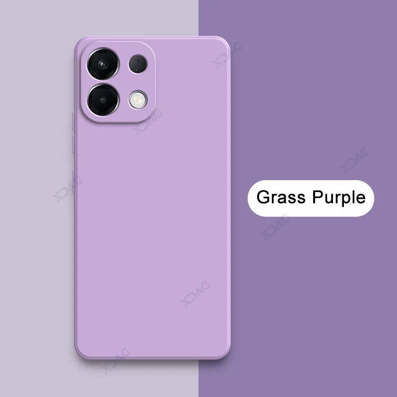 Luxury Candy Cellphones Cases for OPPO K13 5G Global Camera Protection OPPOK13 Soft Covers Square Liquid Silicone Armor Coque