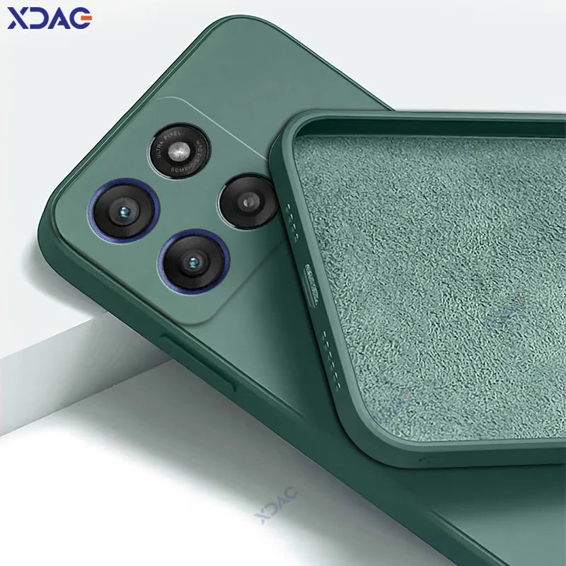 Candy Cellphones Case for Motorola Moto G66 G66J Japan Camera Protection MotoG66 Soft Fashion Cover Square Liquid Silicone Armor
