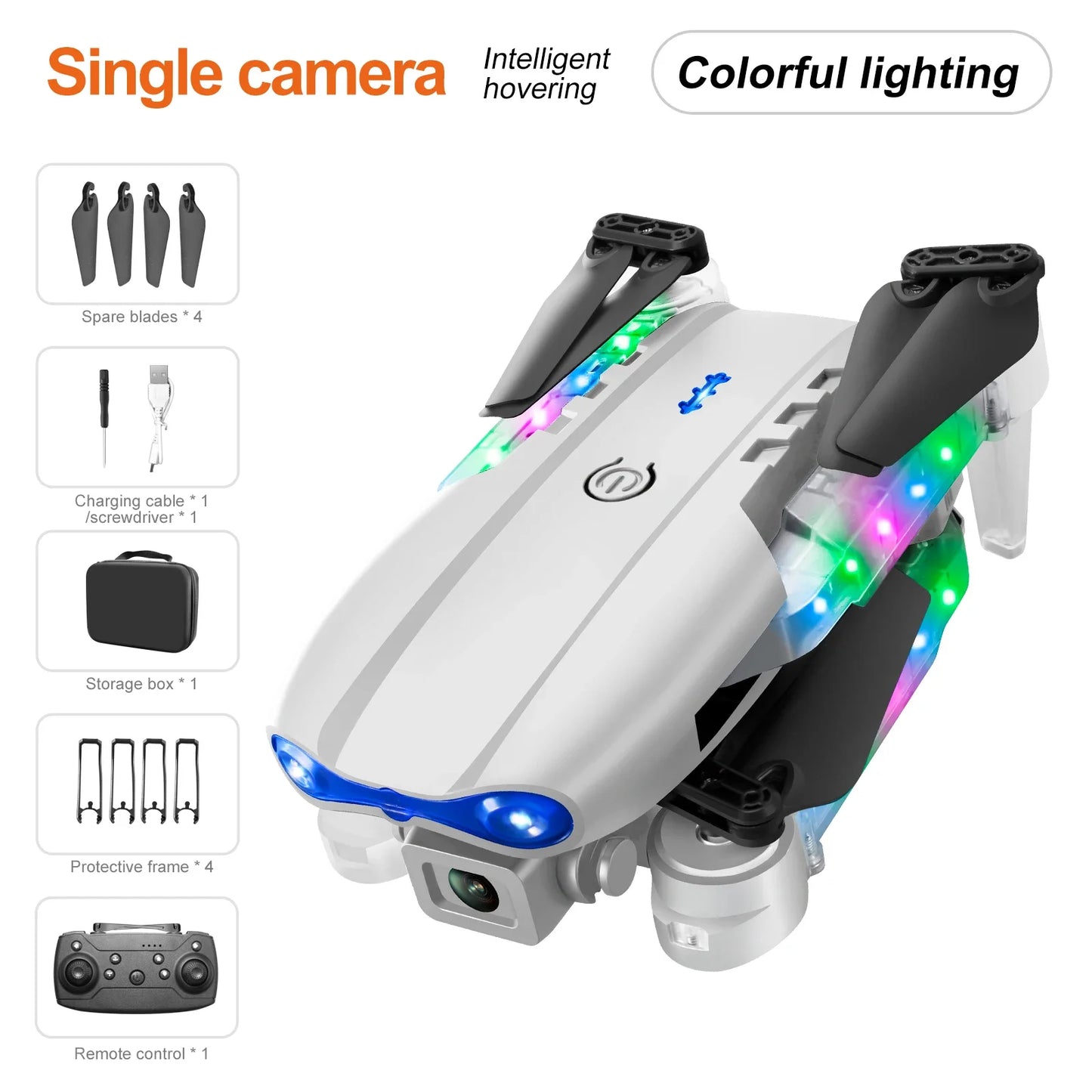 KBDFA 2023 New E88 Pro WIFI FPV Drone Wide Angle HD 4K 1080P Camera Height Hold RC Foldable Quadcopter Dron Helicopter Toys Gift