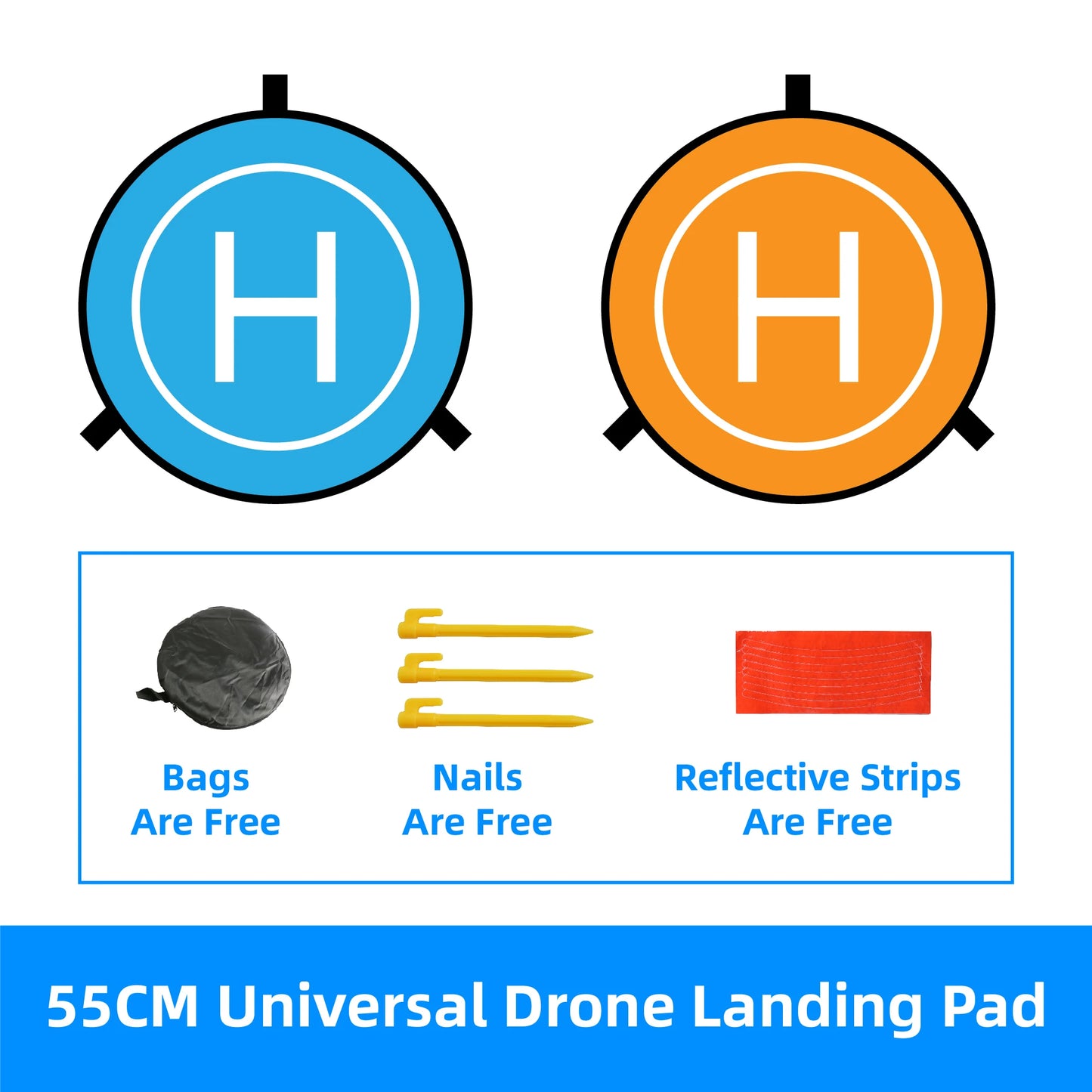 RF06 Drone Quadcopters Accessories Universal 55/75/90/110CM Foldable Landing Pad RC Dron Mat Quadcopter Parking Apron Apron Pad