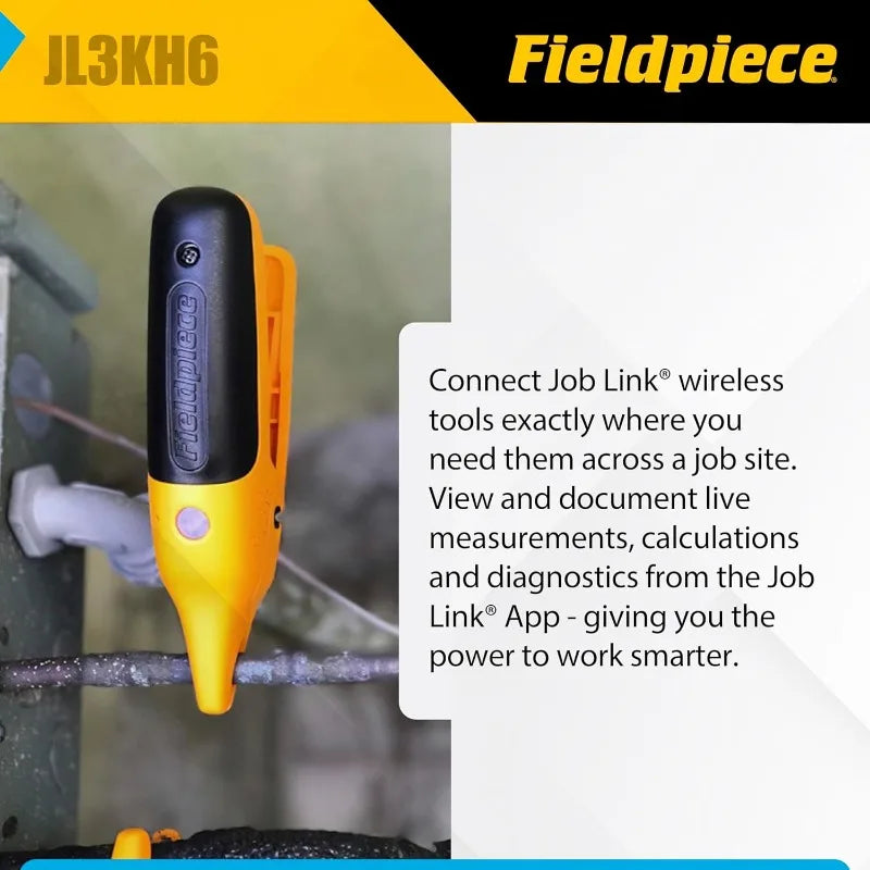 Job Link System HVACR Wireless Probe Kit - JL3KH6 - Fast Accurate Temps With Rapid Rail Technology - HVAC Tools Wit