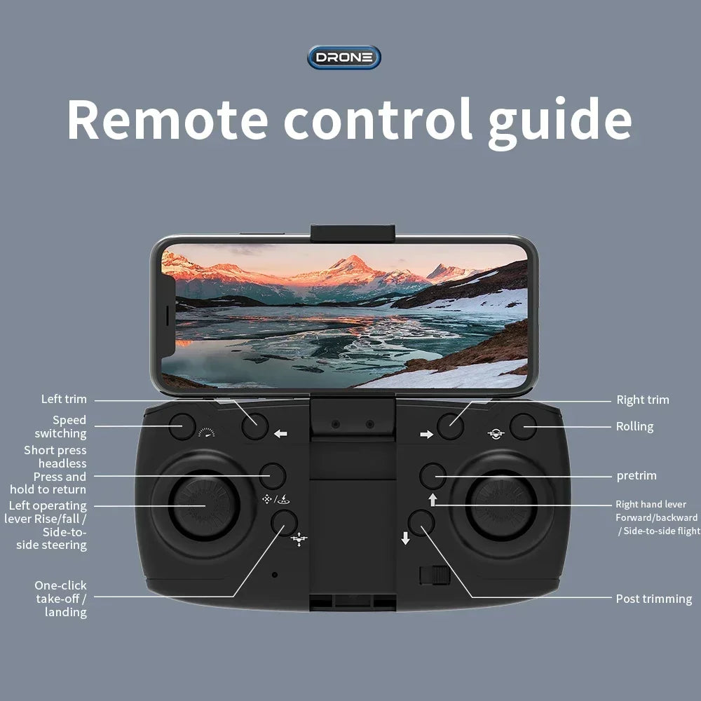 New E88 Pro RC Drone 4K Professional With 1080P Wide Angle Dual HD Camera Foldable Quadcopter WIFI FPV Height Hold