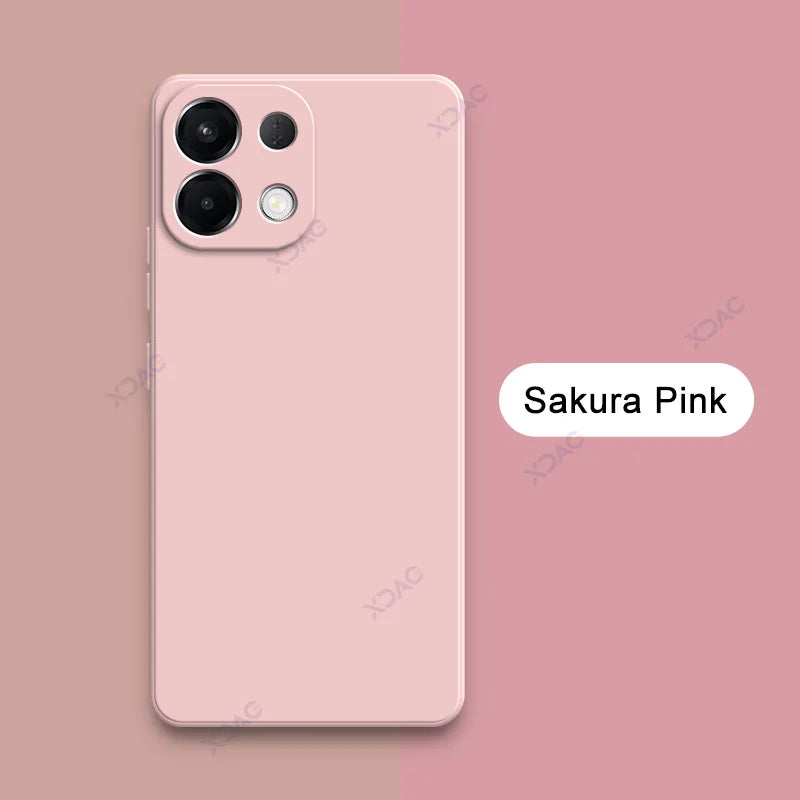 Luxury Candy Cellphones Cases for OPPO K13 5G Global Camera Protection OPPOK13 Soft Covers Square Liquid Silicone Armor Coque