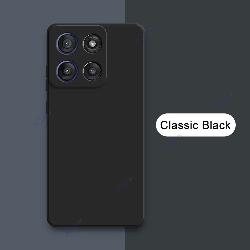 Candy Cellphones Case for Motorola Moto G66 G66J Japan Camera Protection MotoG66 Soft Fashion Cover Square Liquid Silicone Armor