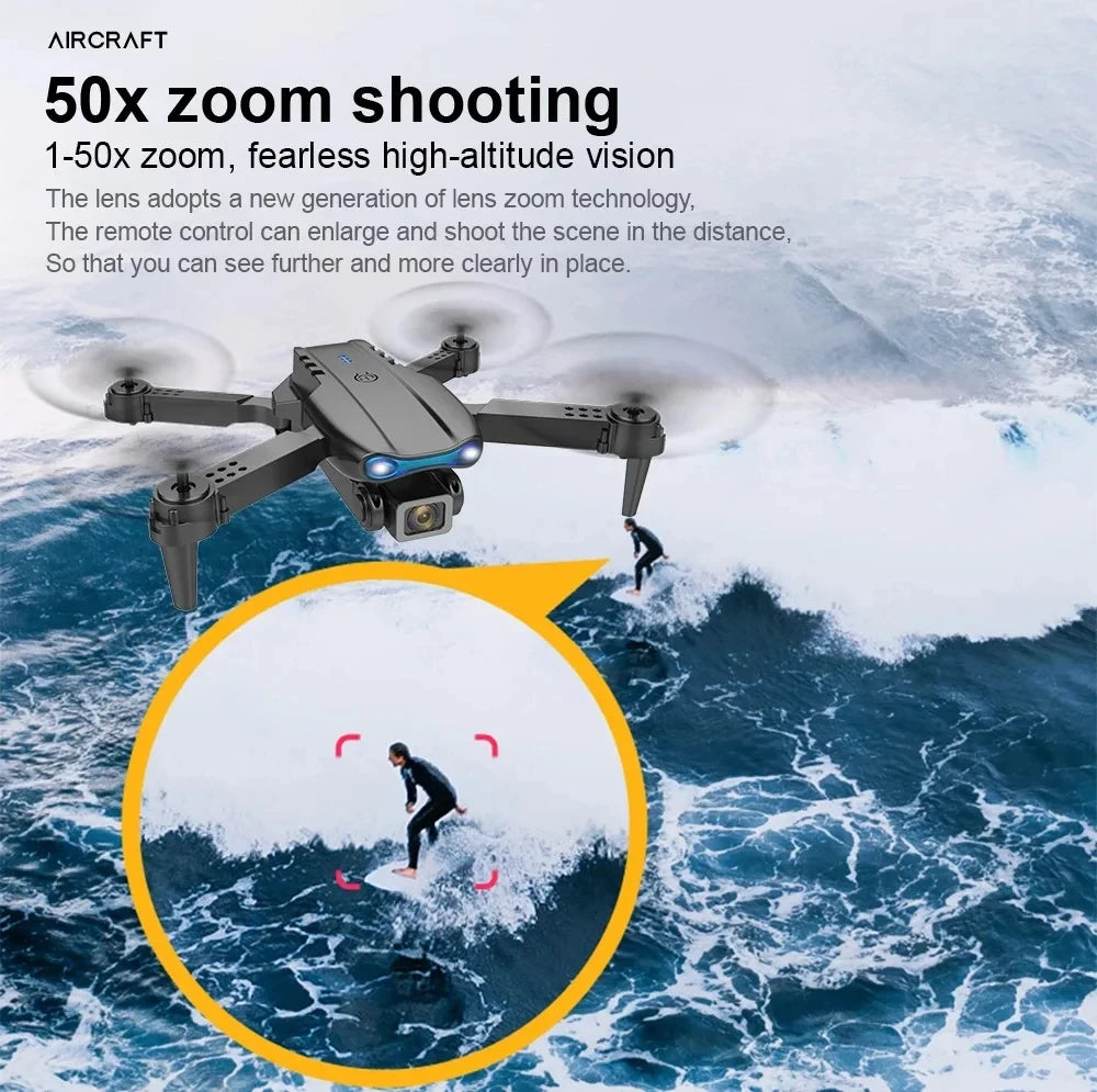 KBDFA E99Pro Drone HD Professional 8K drone Dual Camera WIFI fpv Aircraft Quadcopte Obstacle Avoidance Aerial Photography Drone