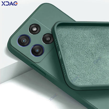 Candy Cellphones Case for Motorola Moto G66 G66J Japan Camera Protection MotoG66 Soft Fashion Cover Square Liquid Silicone Armor