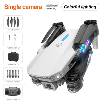 KBDFA 2023 New E88 Pro WIFI FPV Drone Wide Angle HD 4K 1080P Camera Height Hold RC Foldable Quadcopter Dron Helicopter Toys Gift