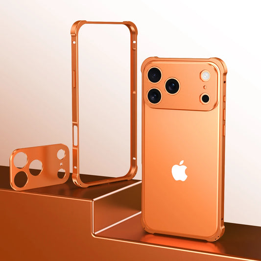 Alumium Alloy Metal Bumper Case For iPhone 17 Pro Max Air With Metal Camera Lens Protector Kits