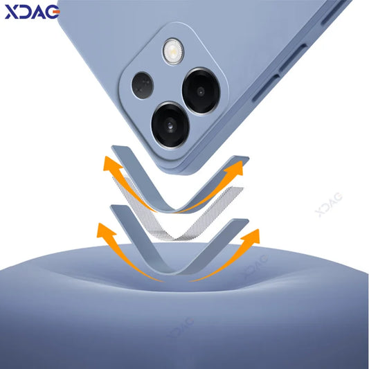 Luxury Candy Cellphones Cases for OPPO K13 5G Global Camera Protection OPPOK13 Soft Covers Square Liquid Silicone Armor Coque