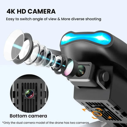 KBDFA E99Pro Drone HD Professional 8K drone Dual Camera WIFI fpv  Aircraft Quadcopte Obstacle Avoidance Aerial Photography Drone