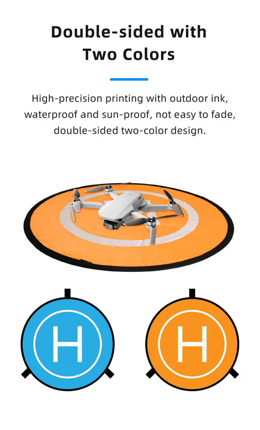 RF06 Drone Quadcopters Accessories Universal 55/75/90/110CM Foldable Landing Pad RC Dron Mat Quadcopter Parking Apron Apron Pad