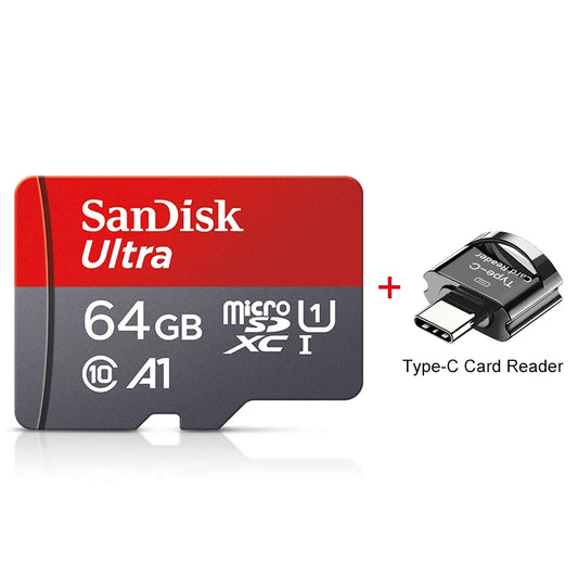 100% Original Sandisk Micro SD Card 64GB Class10 Flash TF Card 64GB Memory Card 64gb memoria disk for samrtphone and table PC