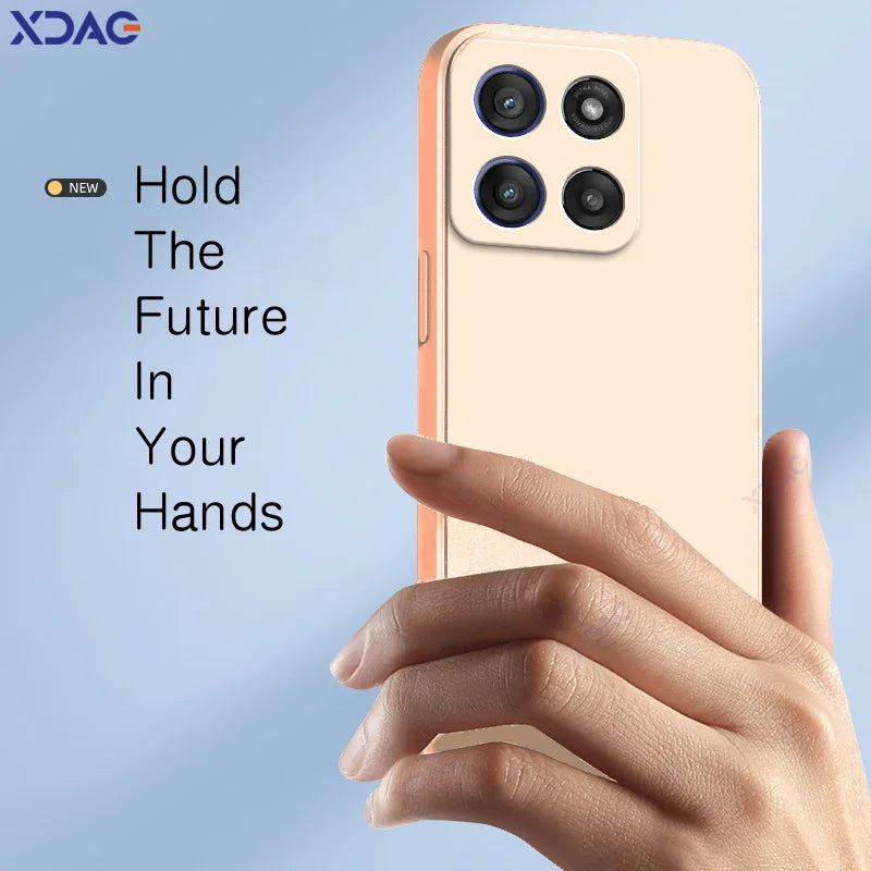 Candy Cellphones Case for Motorola Moto G66 G66J Japan Camera Protection MotoG66 Soft Fashion Cover Square Liquid Silicone Armor