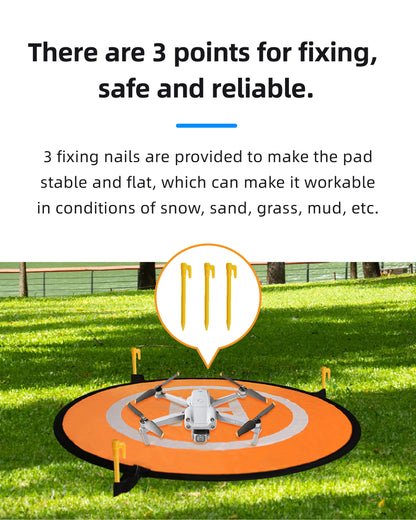 RF06 Drone Quadcopters Accessories Universal 55/75/90/110CM Foldable Landing Pad RC Dron Mat Quadcopter Parking Apron Apron Pad