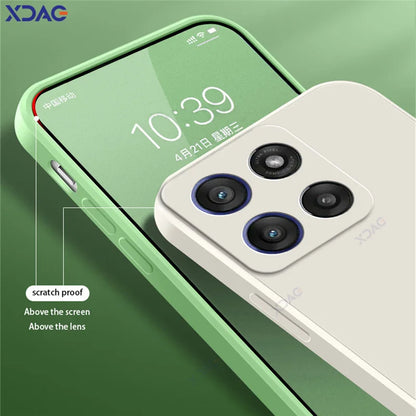Candy Cellphones Case for Motorola Moto G66 G66J Japan Camera Protection MotoG66 Soft Fashion Cover Square Liquid Silicone Armor